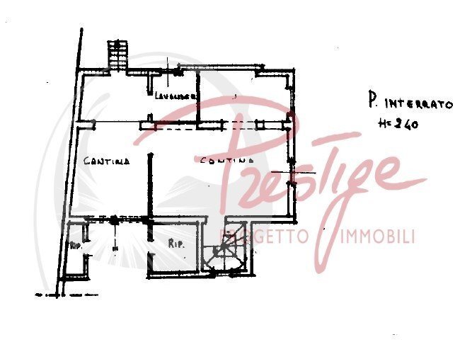 Villa via della Pianta, La Spezia - planimetria 1