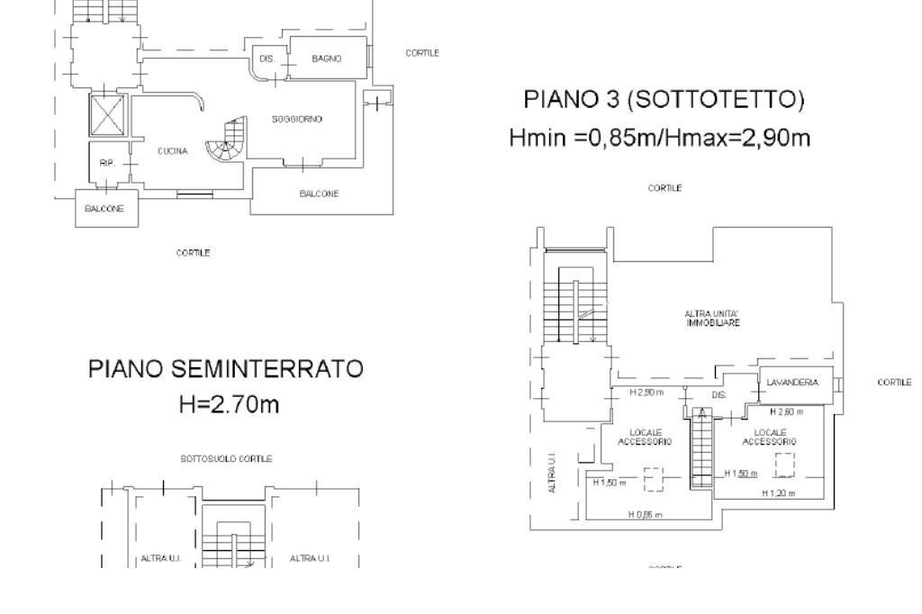 Quadrilocale Via dei Fraschei, Orbassano - planimetria 1