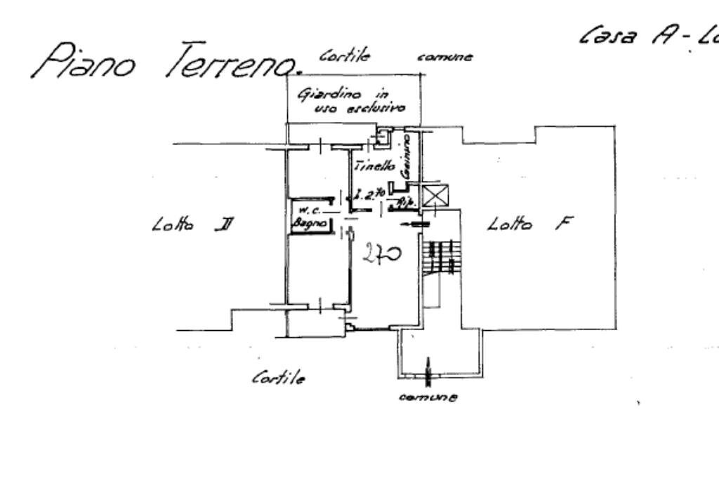 Quadrilocale Via Fratelli Rosselli, Orbassano - planimetria 1