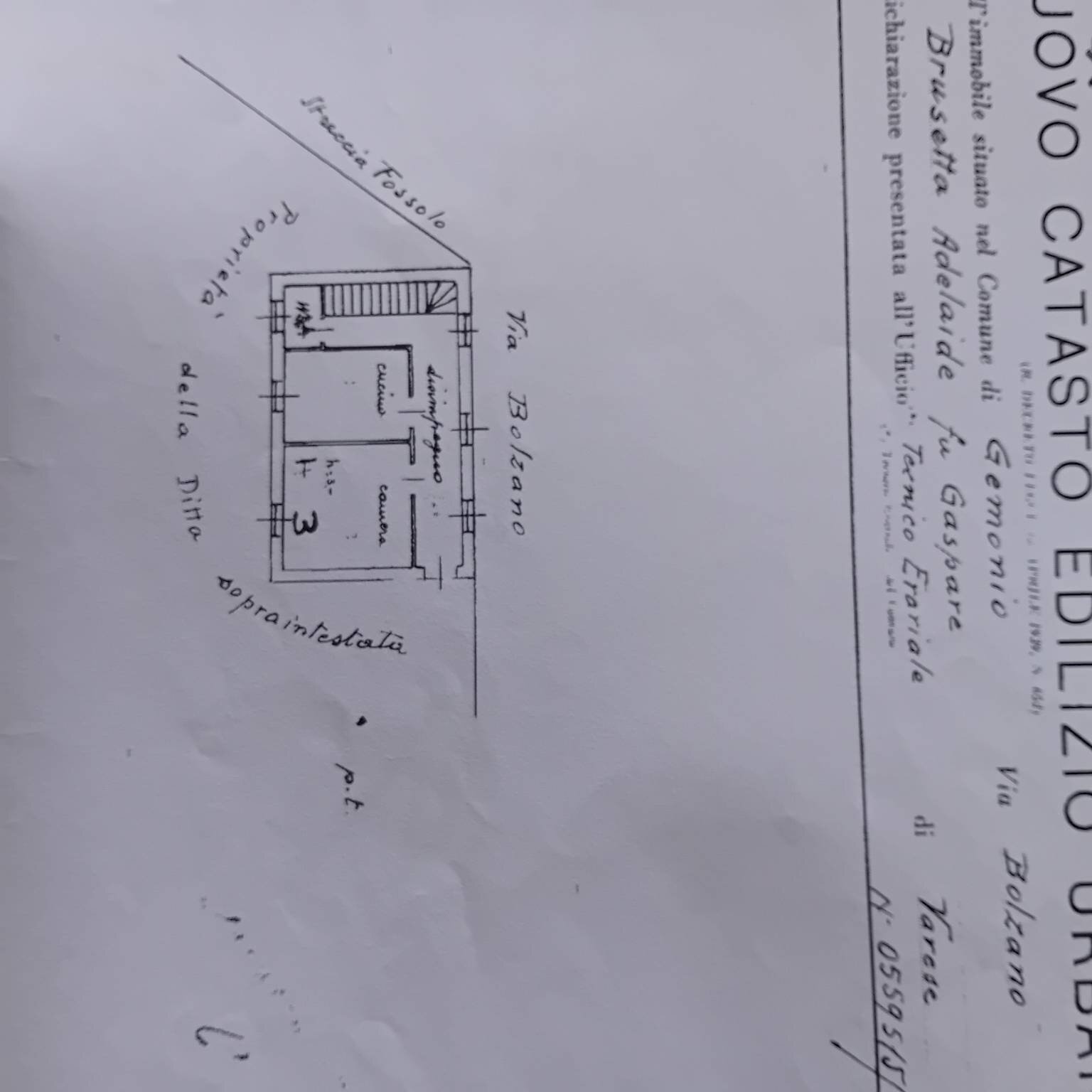 Rustico via Bolzano, 1, Gemonio - planimetria 1