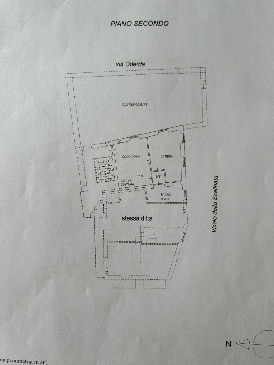 Bilocale piazza Santa Maria Maggiore, Mondovì - planimetria 1