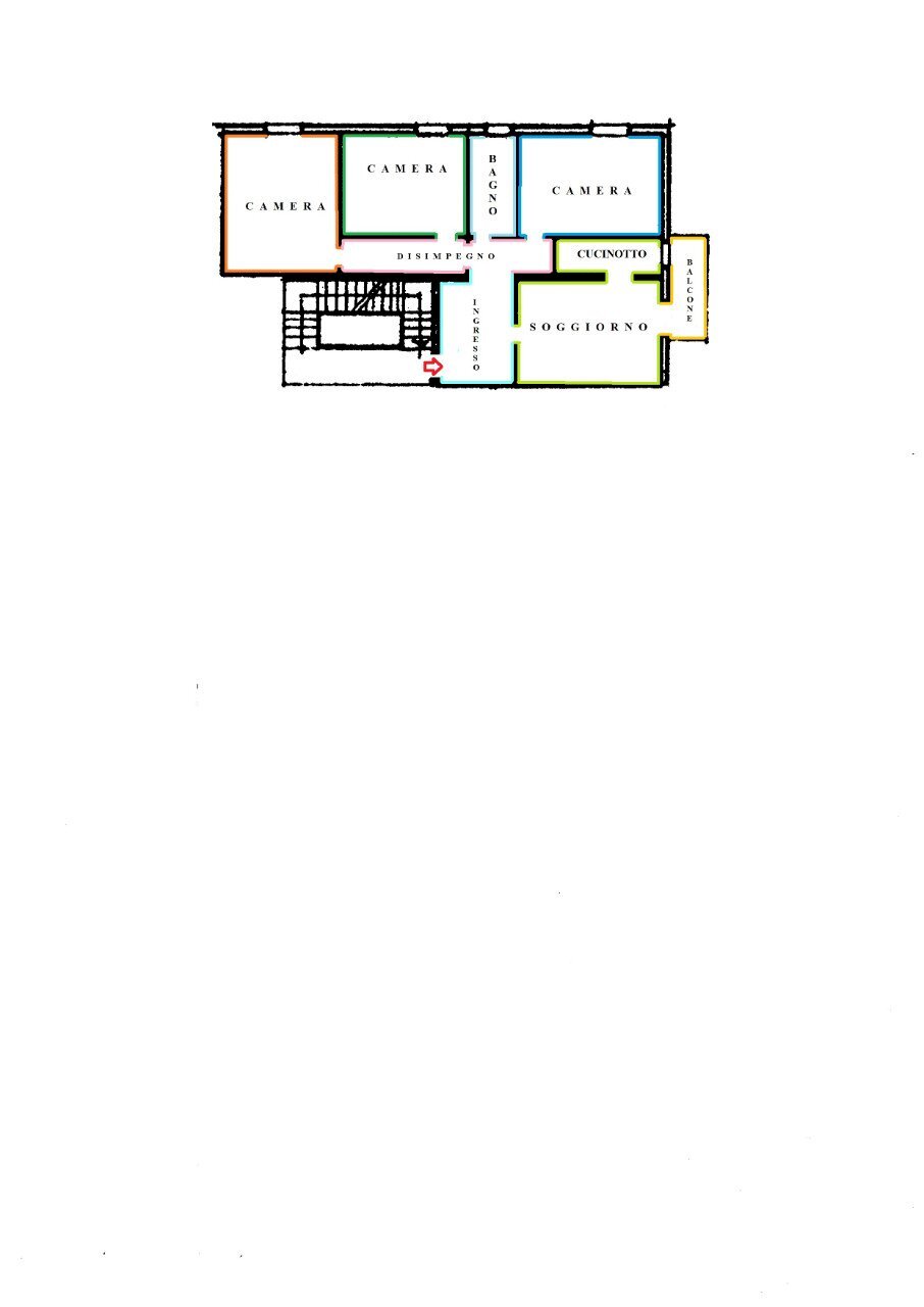 Appartamento Zola Predosa - planimetria 1