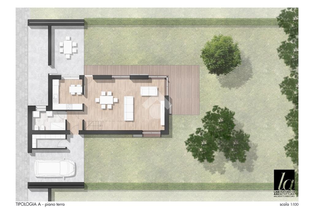 Villa Via Tassone, Bagnolo in Piano - planimetria 1