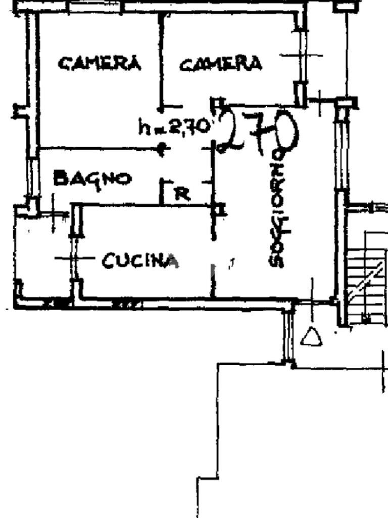 Quadrilocale Via Isonzo, Rivalta di Torino - planimetria 1