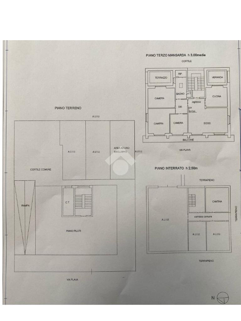 Appartamento Via plava, Collegno - planimetria 1