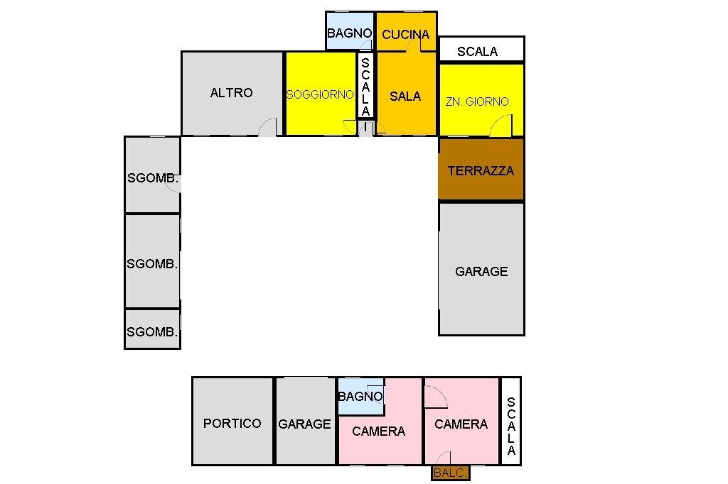 Casa indipendente Via Bricco Calita, Isola d'Asti - planimetria 1