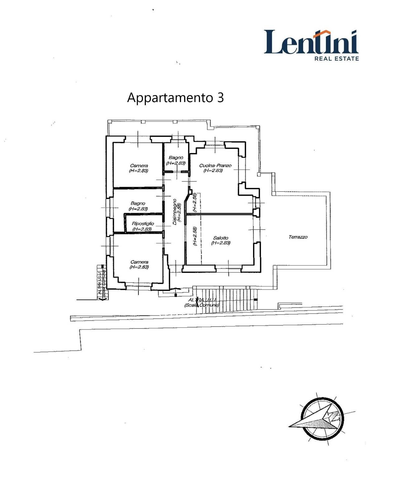 Villa via Santo Stefano, Gabiano - planimetria 1