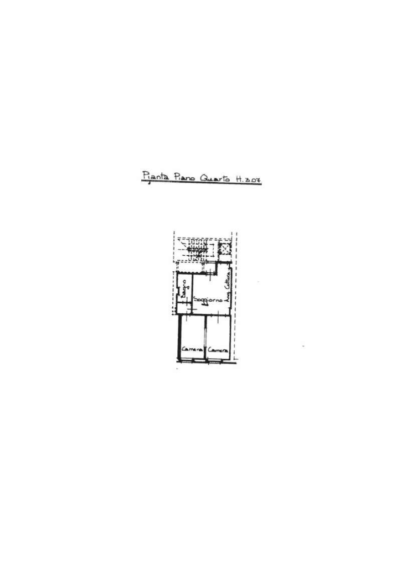 planimetria1 - Three-room apartment via Vittorio Veneto, Chiavari - floor plans 1