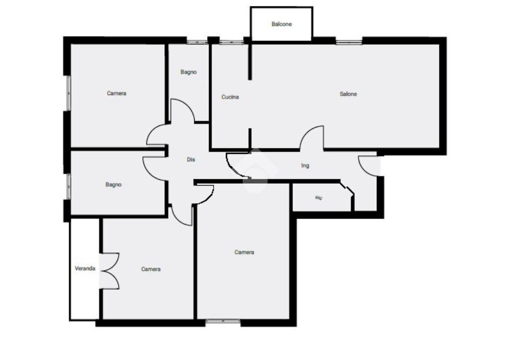 Four-room apartment Via gobetti, Castenaso - floor plans 1