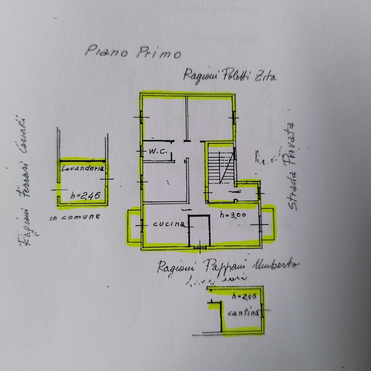 Pizzeria Bobbio - planimetria 1