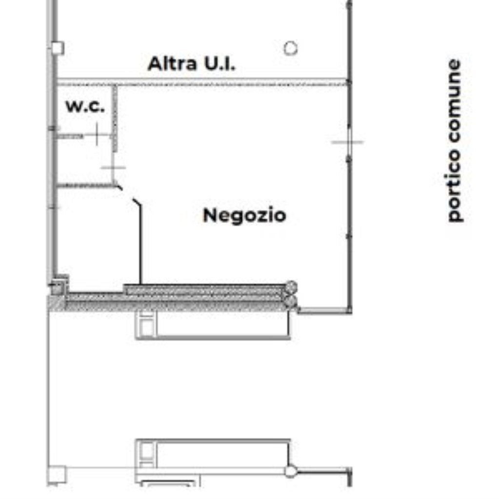 Negozio Via Aosta, 16, San Mauro Torinese - planimetria 1