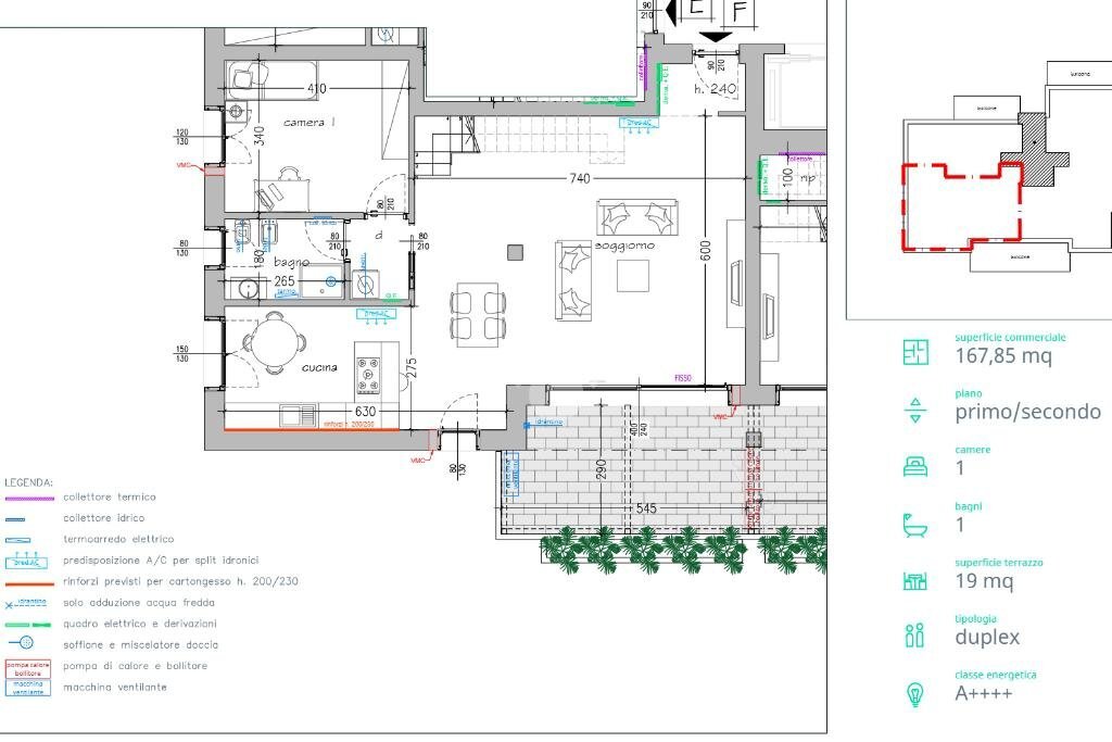 Attic Novate Milanese, Novate Milanese - floor plans 1