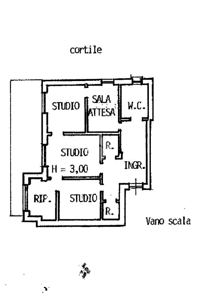 Office Via Bodoni, Saluzzo - floor plans 1