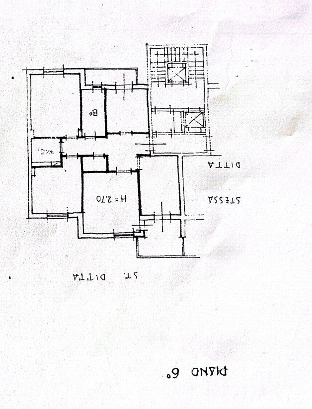 Apartment Taranto - floor plans 1