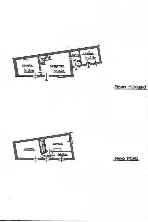 Villa piazza della Chiesa, 12, Momperone - planimetria 1