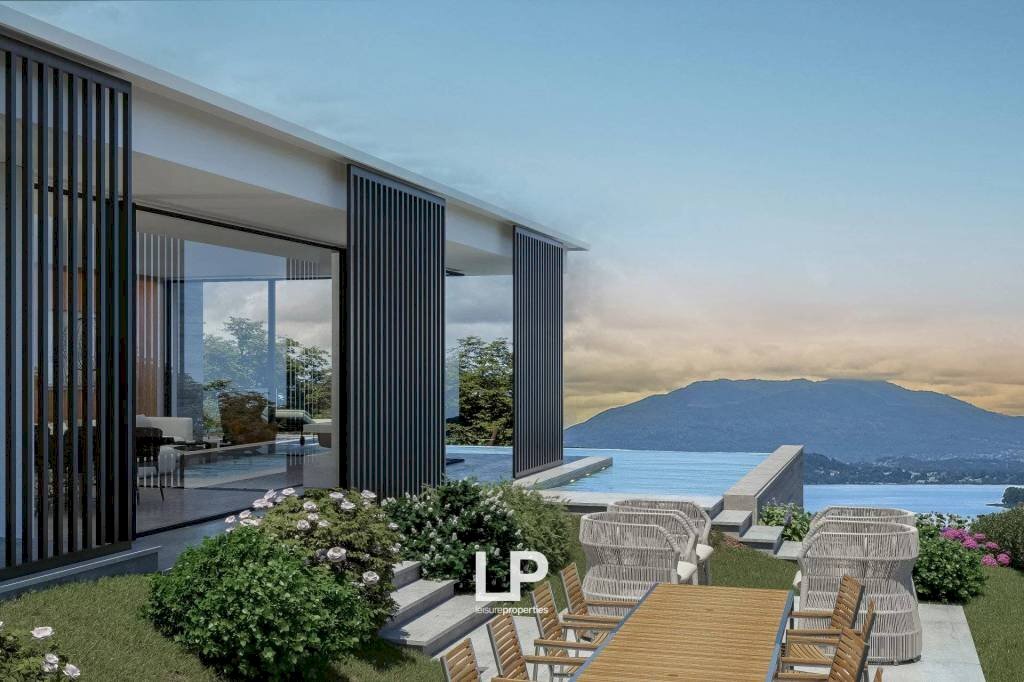 Vista - Villa via per Ghevio, Meina - foto 1