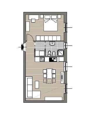Bilocale via dei Partigiani, 148 Pallanza, Verbania - planimetria 1