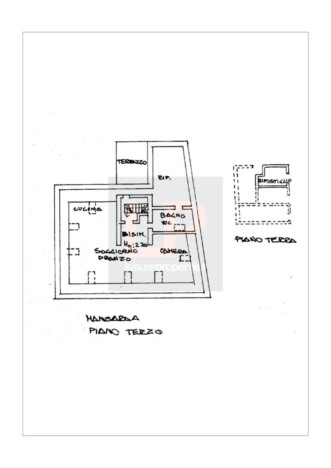 Trilocale viale Vittorio Veneto, 26, Lesa - planimetria 1