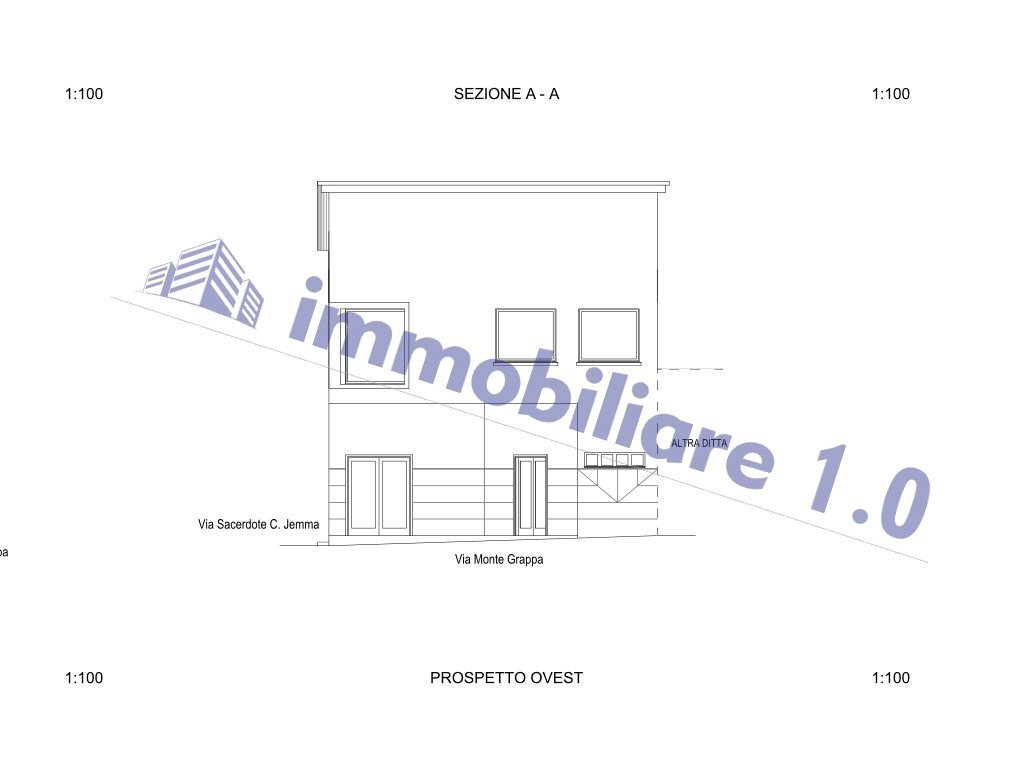 Ufficio via Monte Grappa, 25, Alcamo - planimetria 1