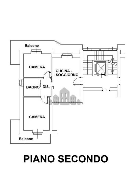 Trilocale via Tenente raverdino, 12, Castellamonte - planimetria 1