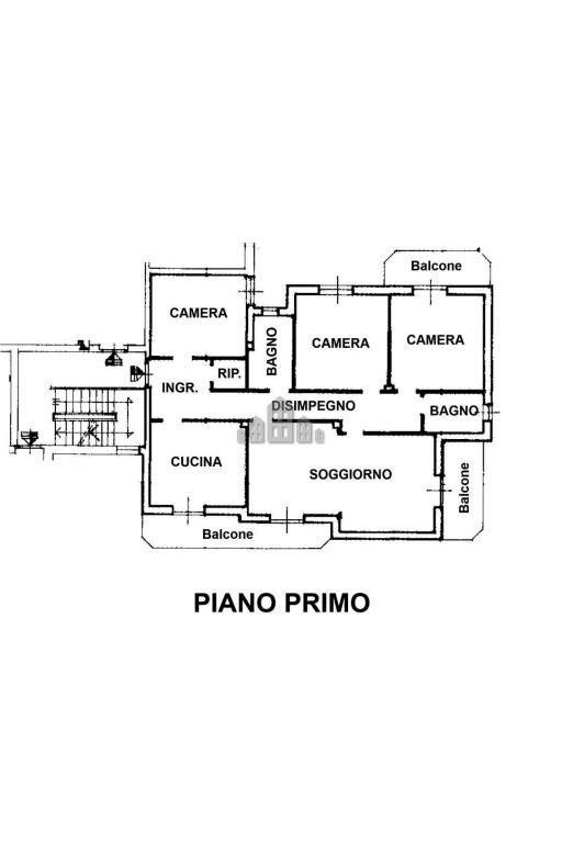 Appartamento via VII Martiri, 8, Cuorgnè - planimetria 1