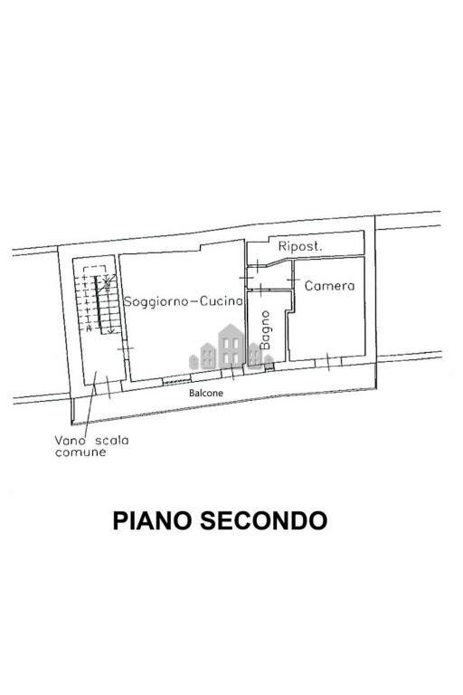 Bilocale Cascina Gerbola, 8, Agliè - planimetria 1