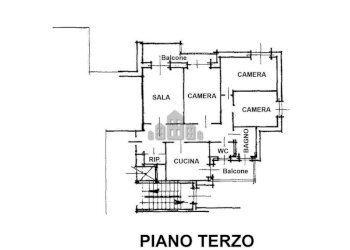 Planimetria - Appartamento via Brigate, 41, Cuorgnè - foto 28