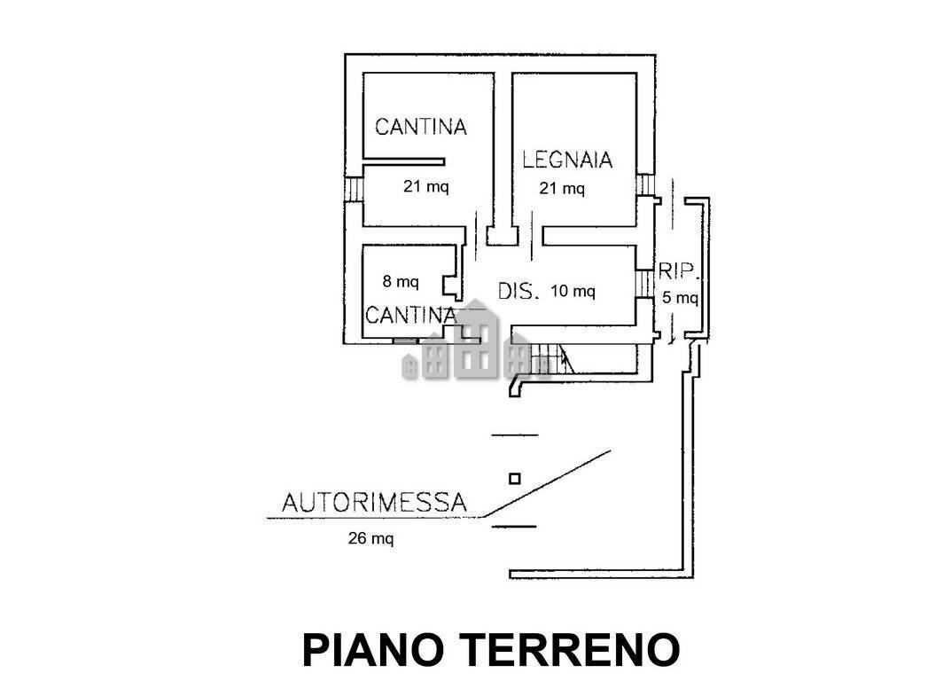 Independent house via Cairoli, 1, Brosso - floor plans 1