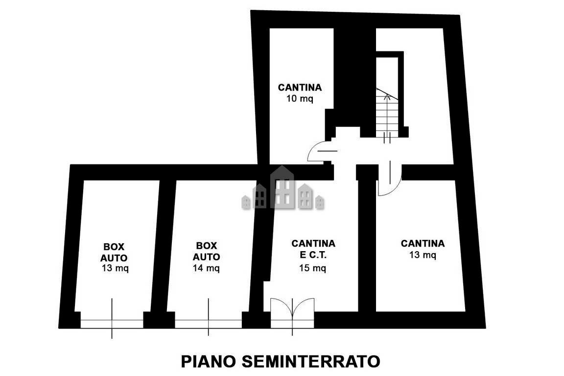 Casa indipendente via Ripari, 21, Rivara - planimetria 1