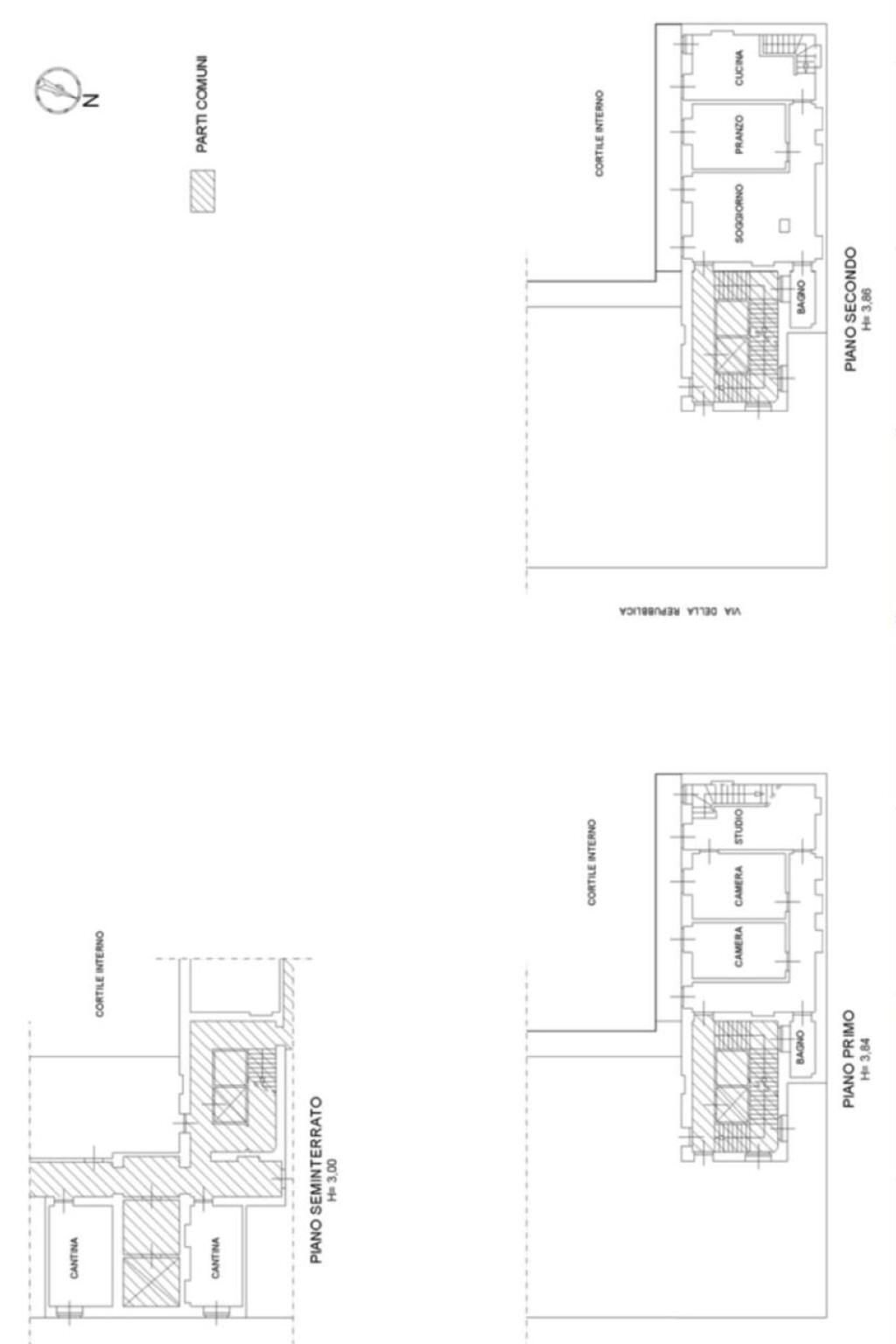 Appartamento via della Repubblica, 29, Biella - planimetria 1