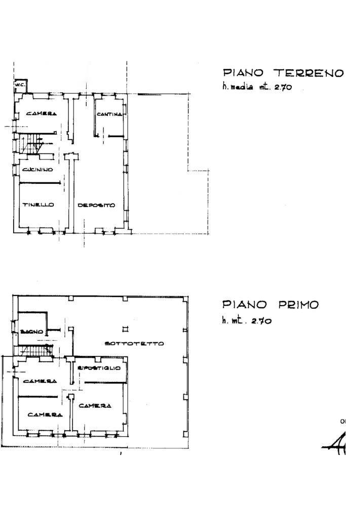 Independent house Via gamberi, San Francesco al Campo - floor plans 1