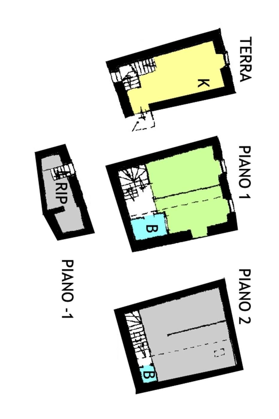 Trilocale piazza Sant'Andrea, Ceriana - planimetria 1
