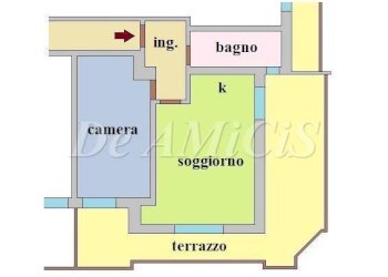 Planimetria - Bilocale via Aurelia, 110, Bordighera - foto 21