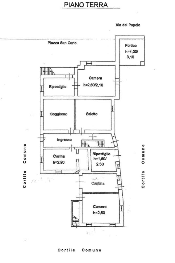 Independent house Via dell'Oratorio, Tortona - floor plans 1