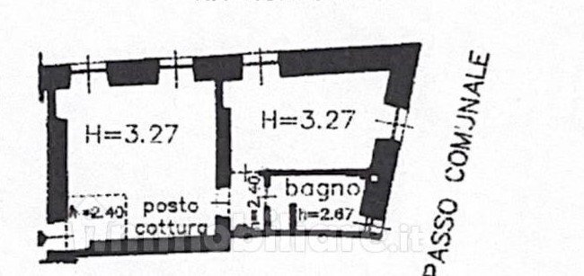 Trilocale via Aurelia, Camogli - planimetria 1