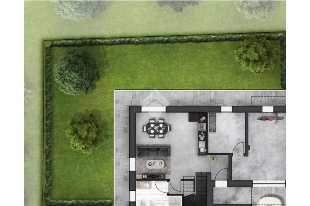 Villa a Schiera Via Contrada, Correggio - planimetria 1