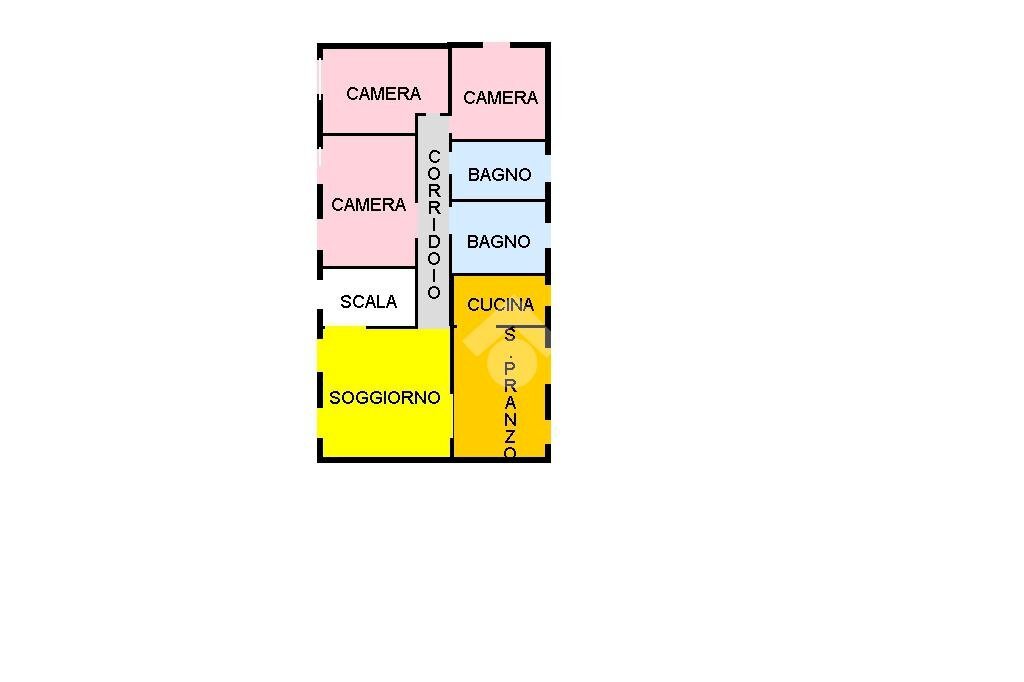 Apartment Vicolo Fabbri, Russi - floor plans 1