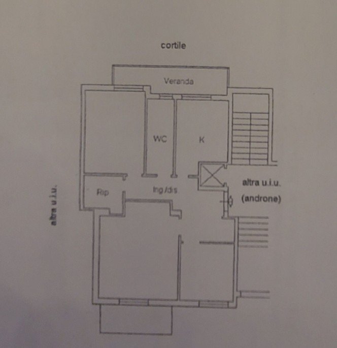 Three-room apartment via Lazio, 86, Taranto - floor plans 1