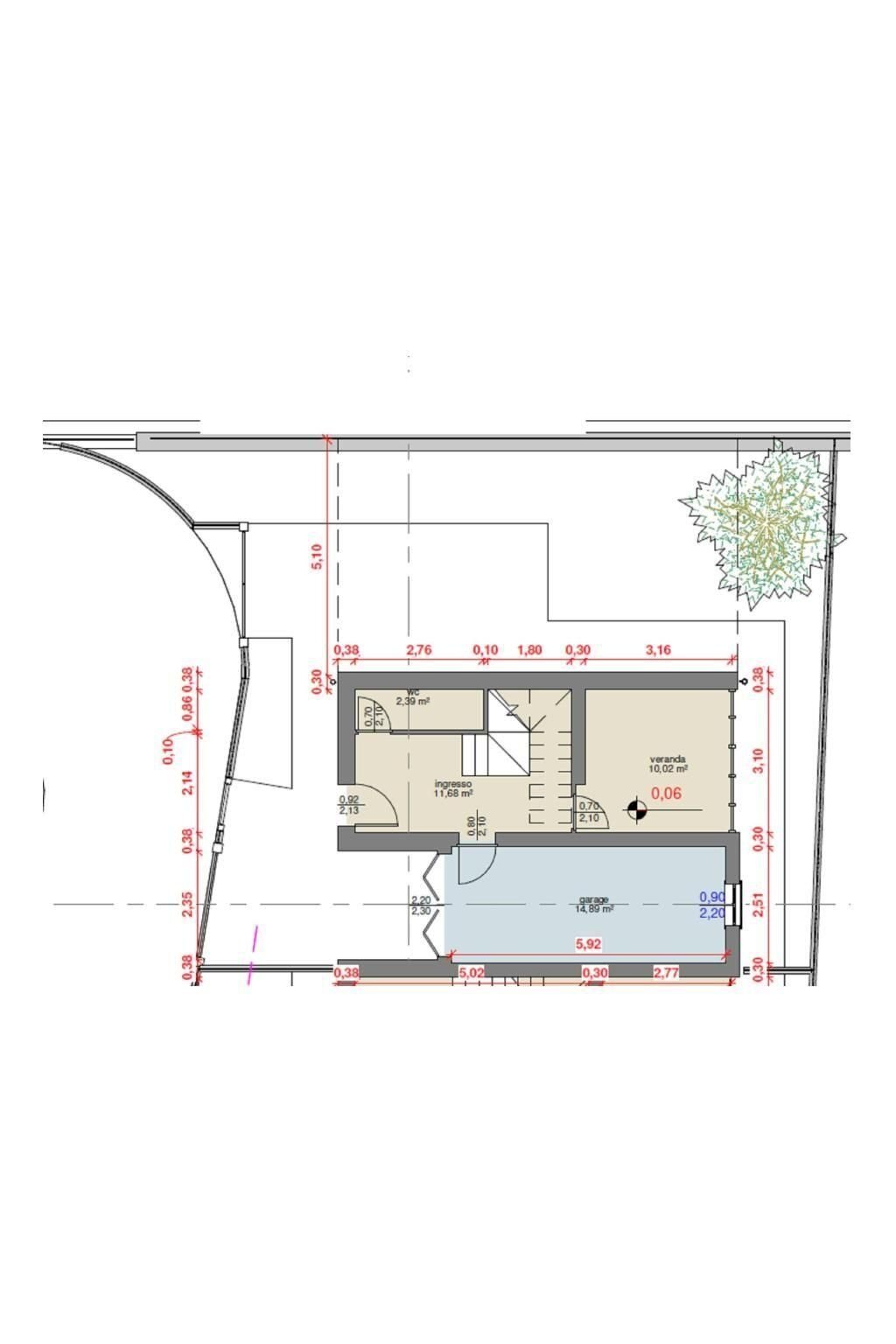 Terraced Villa via della Chiesa, Signa - floor plans 1