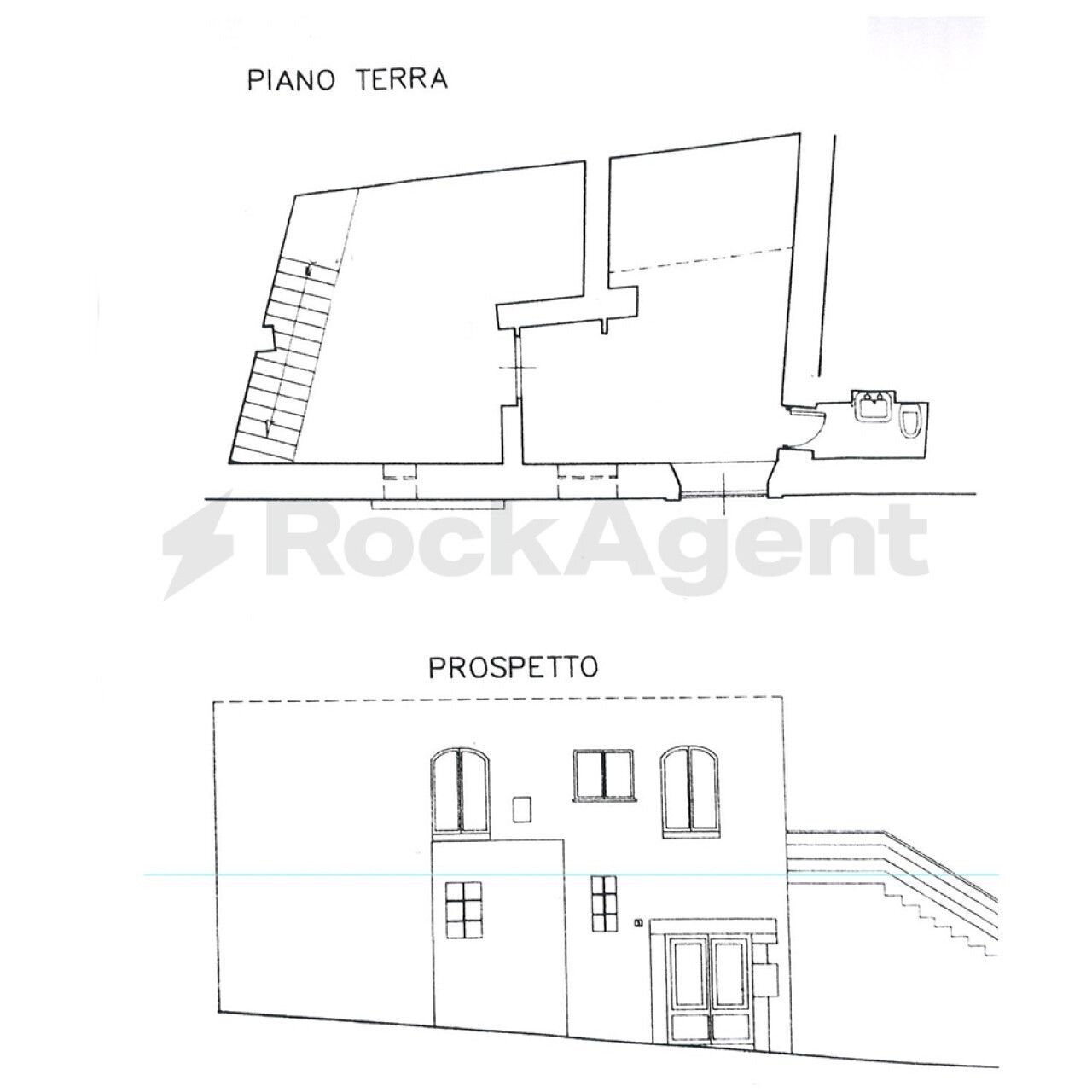 Magazzino via San Rocco, 3, Viterbo - planimetria 1