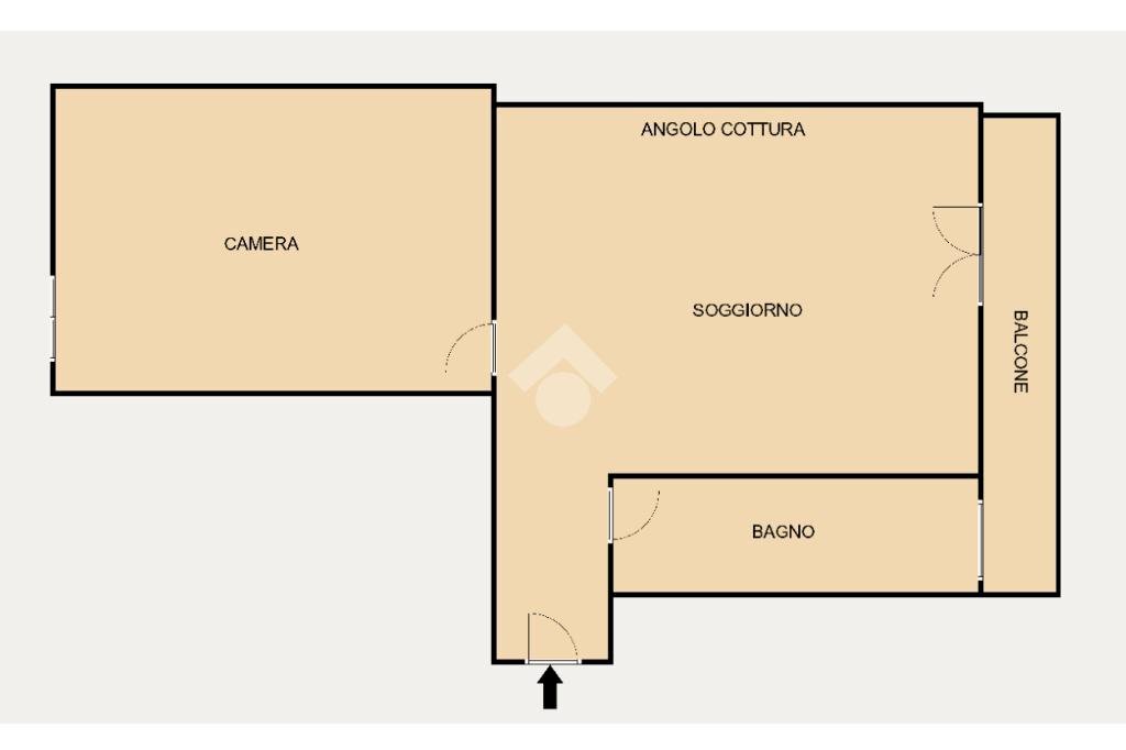 Bilocale Corso Giuseppe Mazzini, Albisola Superiore - planimetria 1