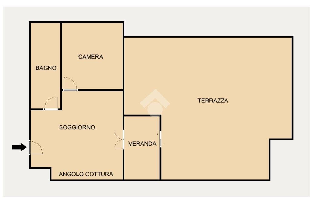 Bilocale Corso Giuseppe Mazzini, Albisola Superiore - planimetria 1