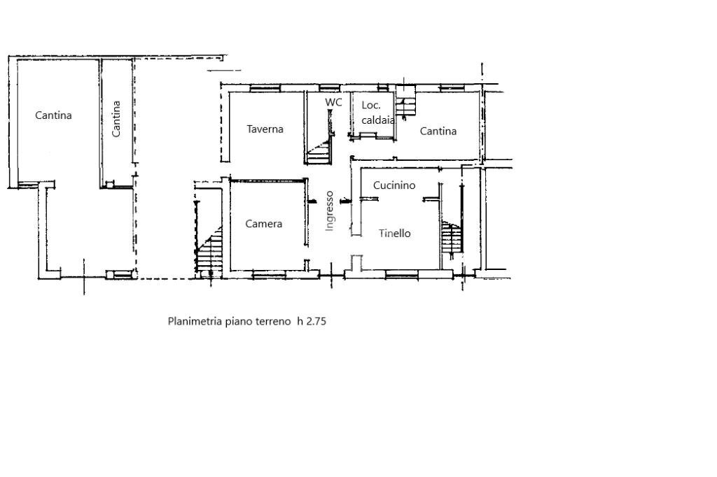 Rustic Via Cristoforo Colombo, Cafasse - floor plans 1