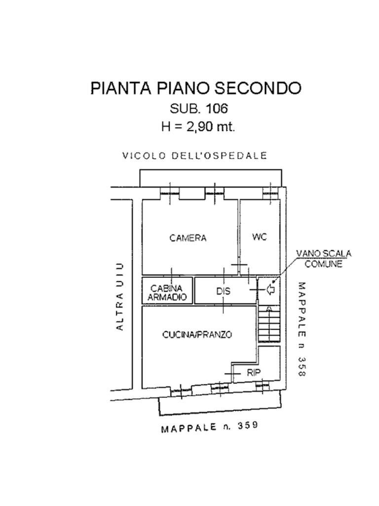 Stable - Palace Via sismonda, Ciriè - floor plans 1