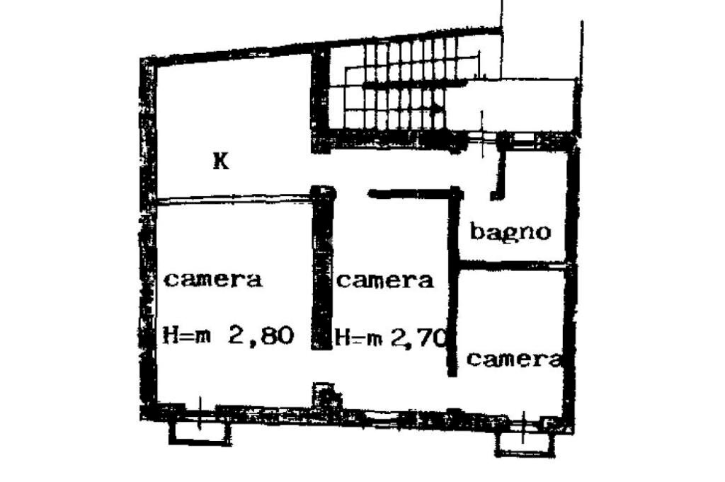 Trilocale Via Guglielmo Caccia, Casale Monferrato - planimetria 1