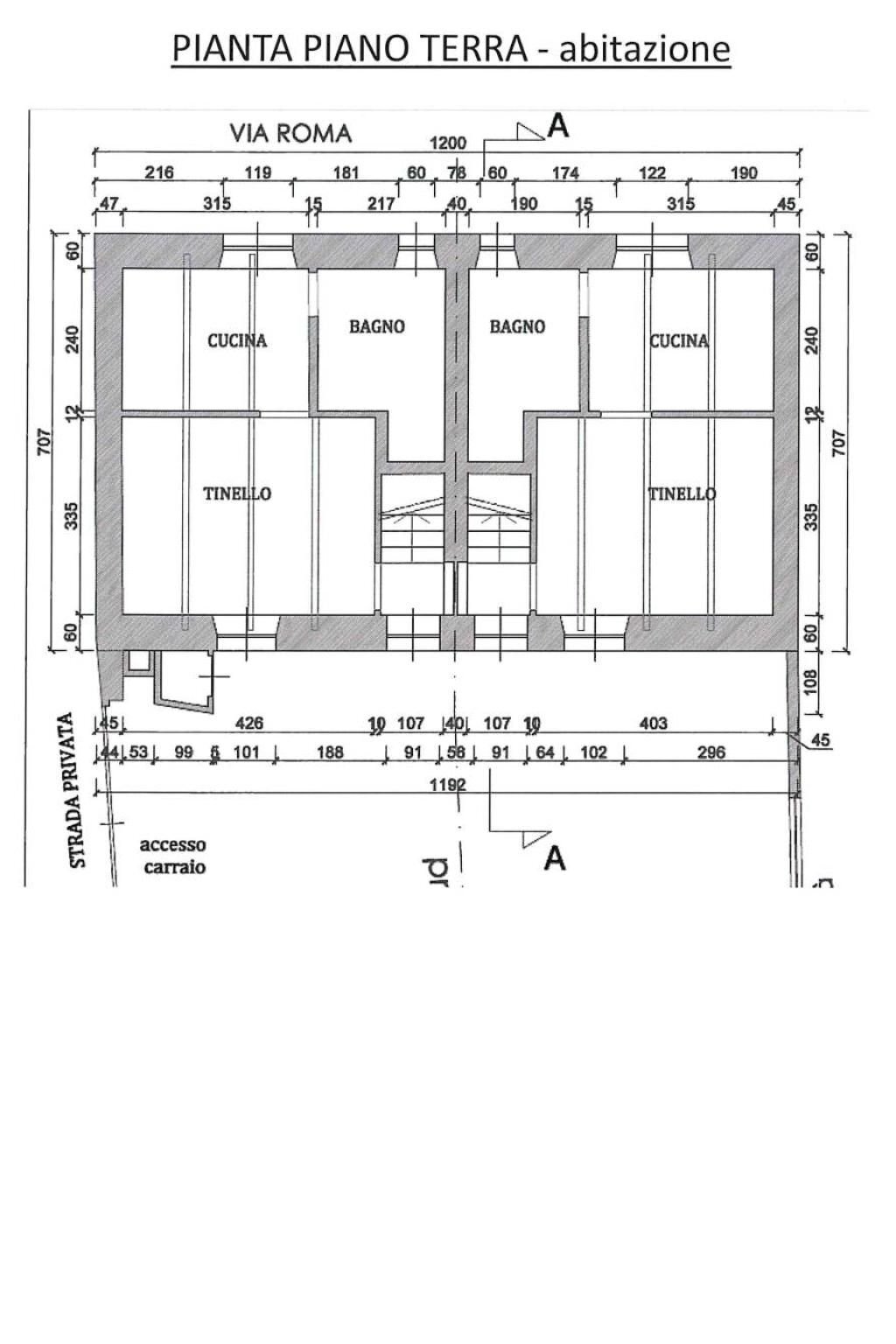 Villa via Roma, 20, Poirino - floor plans 1