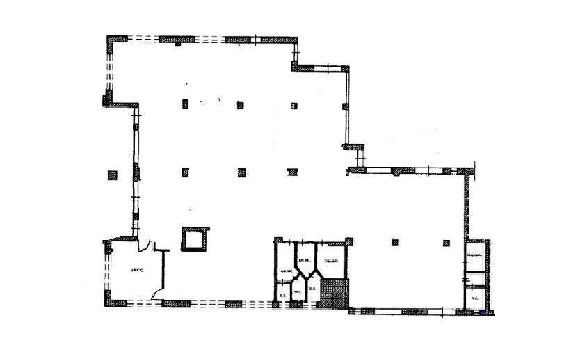 Shop Via Villa Castelli, Martina Franca - floor plans 1