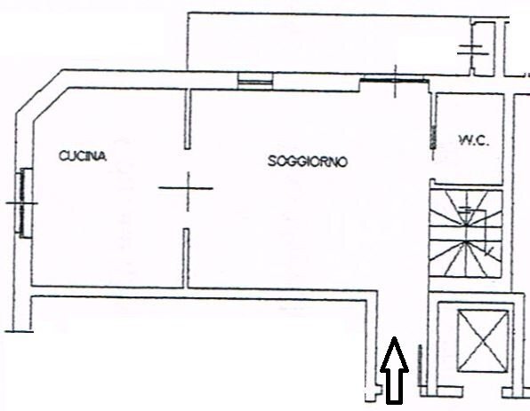 Appartamento via Vecchia di Scarnafigi, Saluzzo - planimetria 1