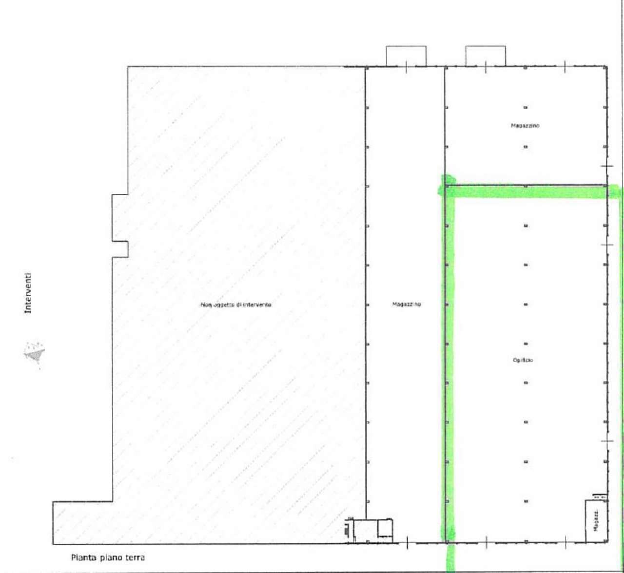planimetria - Capannone via Provinciale, Valsamoggia - planimetria 1