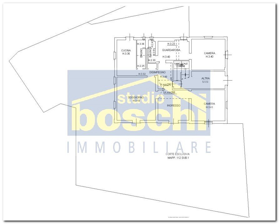 Appartamento Bologna - planimetria 1